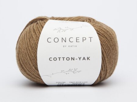 Bol wol van het merk Katia Cotton-Yak, kleurnummer 102